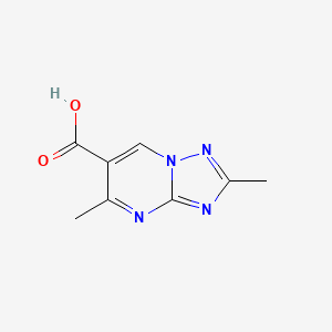 molecular formula C8H8N4O2 B4847640 2,5-dimethyl[1,2,4]triazolo[1,5-a]pyrimidine-6-carboxylic acid 