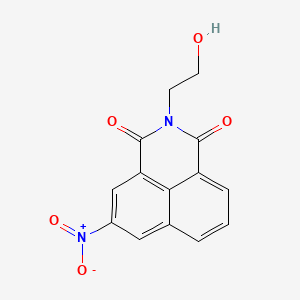 molecular formula C14H10N2O5 B4847747 2-(2-羟乙基)-5-硝基-1H-苯并[de]异喹啉-1,3(2H)-二酮 CAS No. 79070-65-8