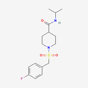 1-[(4-fluorobenzyl)sulfonyl]-N-isopropyl-4-piperidinecarboxamide