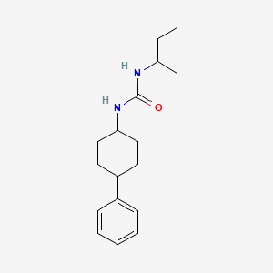 molecular formula C17H26N2O B4847928 N-(sec-butyl)-N'-(4-phenylcyclohexyl)urea 