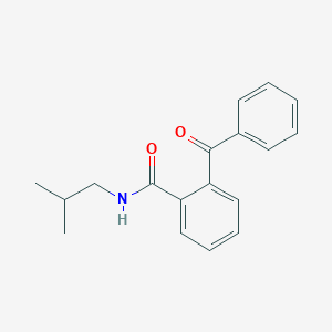 molecular formula C18H19NO2 B484793 2-benzoyl-N-(2-methylpropyl)benzamide CAS No. 923555-48-0