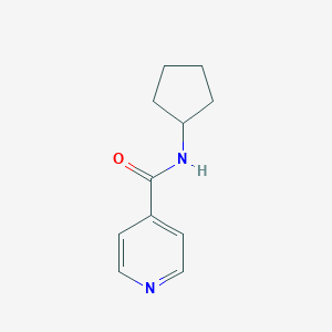 molecular formula C11H14N2O B484795 N-cyclopentylpyridine-4-carboxamide CAS No. 103792-97-8