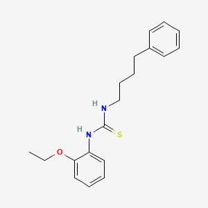 molecular formula C19H24N2OS B4848006 N-(2-ethoxyphenyl)-N'-(4-phenylbutyl)thiourea 