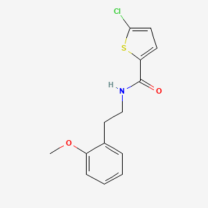 molecular formula C14H14ClNO2S B4848013 5-chloro-N-[2-(2-methoxyphenyl)ethyl]-2-thiophenecarboxamide 