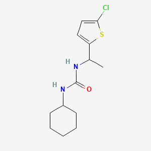 molecular formula C13H19ClN2OS B4848059 N-[1-(5-chloro-2-thienyl)ethyl]-N'-cyclohexylurea 