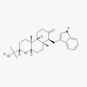 molecular formula C28H39NO2 B048481 Emindole DB CAS No. 112900-03-5
