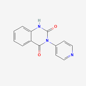 molecular formula C13H9N3O2 B4848167 3-(4-pyridinyl)-2,4(1H,3H)-quinazolinedione 