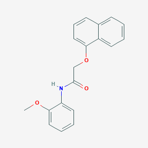 molecular formula C19H17NO3 B484817 N-(2-methoxyphenyl)-2-naphthalen-1-yloxyacetamide CAS No. 791830-14-3