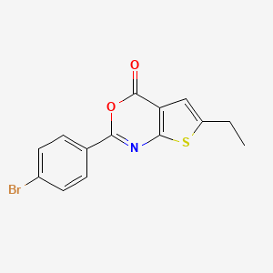 2-(4-bromophenyl)-6-ethyl-4H-thieno[2,3-d][1,3]oxazin-4-one