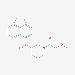 molecular formula C21H23NO3 B4848420 1,2-dihydro-5-acenaphthylenyl[1-(methoxyacetyl)-3-piperidinyl]methanone 