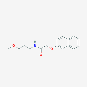 molecular formula C16H19NO3 B484857 N-(3-methoxypropyl)-2-(naphthalen-2-yloxy)acetamide CAS No. 397281-58-2
