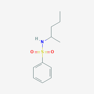 molecular formula C11H17NO2S B484866 N-(1-Methyl-butyl)-benzenesulfonamide CAS No. 67723-08-4