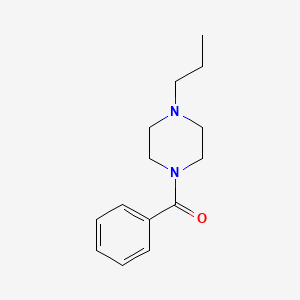 molecular formula C14H20N2O B4848670 1-benzoyl-4-propylpiperazine 
