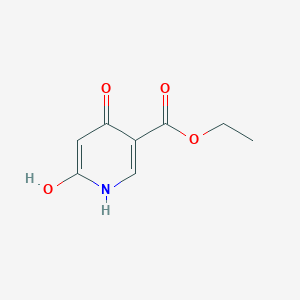 molecular formula C8H9NO4 B048490 Ethyl 4,6-dihydroxynicotinate CAS No. 6975-44-6