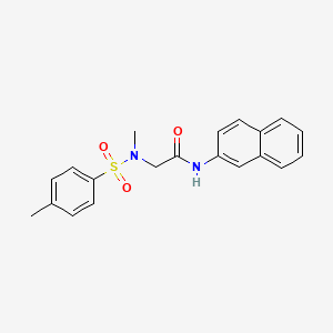 molecular formula C20H20N2O3S B4849117 N~2~-methyl-N~2~-[(4-methylphenyl)sulfonyl]-N~1~-2-naphthylglycinamide 