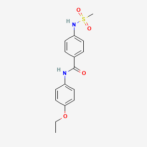 N-(4-ethoxyphenyl)-4-[(methylsulfonyl)amino]benzamide