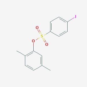 molecular formula C14H13IO3S B484935 2,5-Dimethylphenyl 4-iodobenzenesulfonate CAS No. 433693-34-6