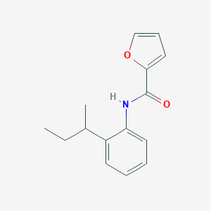 molecular formula C15H17NO2 B484953 N-(2-butan-2-ylphenyl)furan-2-carboxamide CAS No. 637307-12-1