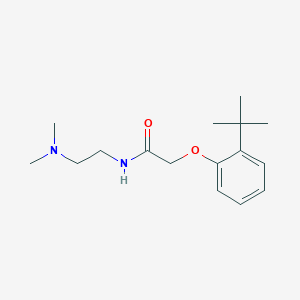2-(2-tert-butylphenoxy)-N-[2-(dimethylamino)ethyl]acetamide