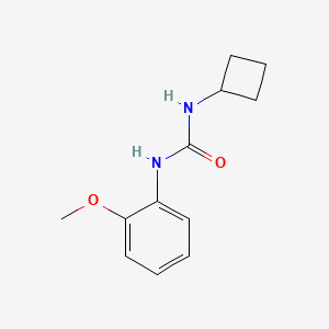 molecular formula C12H16N2O2 B4849835 N-cyclobutyl-N'-(2-methoxyphenyl)urea 