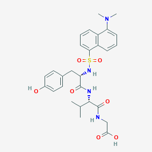 molecular formula C28H34N4O7S B048499 Dansyl-tyr-val-gly CAS No. 113527-49-4