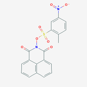2-{[(2-methyl-5-nitrophenyl)sulfonyl]oxy}-1H-benzo[de]isoquinoline-1,3(2H)-dione