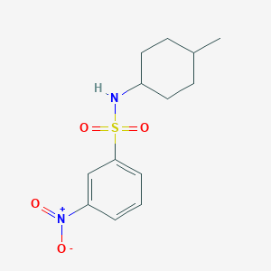 molecular formula C13H18N2O4S B4850169 N-(4-methylcyclohexyl)-3-nitrobenzenesulfonamide 