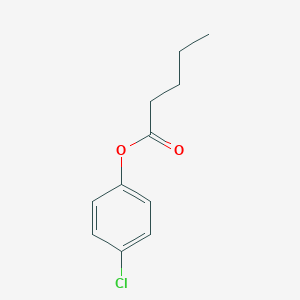 molecular formula C11H13ClO2 B485035 Valeric acid, 4-chlorophenyl ester CAS No. 104316-32-7