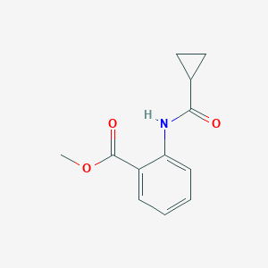 molecular formula C12H13NO3 B485064 Methyl 2-(cyclopropanecarbonylamino)benzoate CAS No. 200635-43-4
