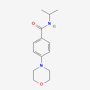 molecular formula C14H20N2O2 B4850764 N-isopropyl-4-(4-morpholinyl)benzamide 