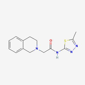 2-(3,4-dihydro-2(1H)-isoquinolinyl)-N-(5-methyl-1,3,4-thiadiazol-2-yl)acetamide