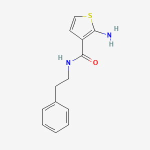 molecular formula C13H14N2OS B4851210 2-amino-N-(2-phenylethyl)-3-thiophenecarboxamide CAS No. 667436-11-5