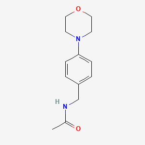 molecular formula C13H18N2O2 B4851402 N-[4-(4-morpholinyl)benzyl]acetamide 