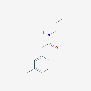 molecular formula C14H21NO B4852065 N-butyl-2-(3,4-dimethylphenyl)acetamide 