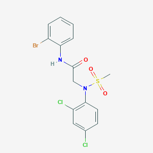 N~1~-(2-bromophenyl)-N~2~-(2,4-dichlorophenyl)-N~2~-(methylsulfonyl)glycinamide