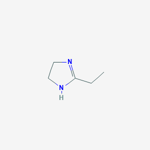 molecular formula C5H10N2 B048524 2-Ethyl-2-imidazoline CAS No. 111547-87-6
