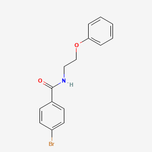 molecular formula C15H14BrNO2 B4852421 4-bromo-N-(2-phenoxyethyl)benzamide 