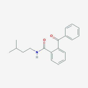 molecular formula C19H21NO2 B485262 2-benzoyl-N-(3-methylbutyl)benzamide CAS No. 923557-36-2