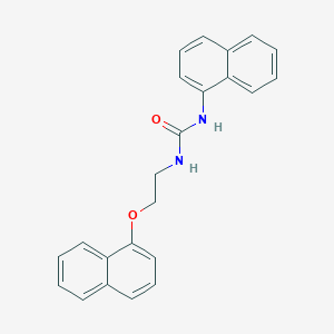 molecular formula C23H20N2O2 B4852642 N-1-naphthyl-N'-[2-(1-naphthyloxy)ethyl]urea 