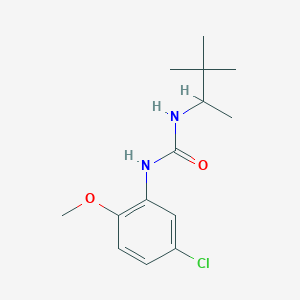 molecular formula C14H21ClN2O2 B4853234 N-(5-chloro-2-methoxyphenyl)-N'-(1,2,2-trimethylpropyl)urea 