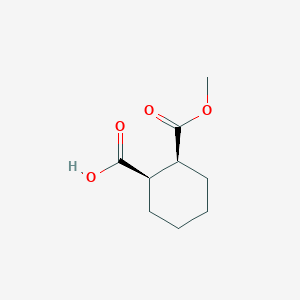 molecular formula C9H14O4 B048533 Cis-2-Carbomethoxycyclohexane-1-Carboxylic Acid CAS No. 111955-05-6