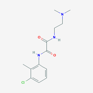 N-(3-chloro-2-methylphenyl)-N'-[2-(dimethylamino)ethyl]ethanediamide