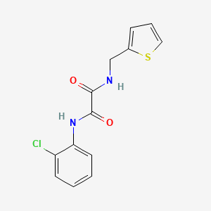 molecular formula C13H11ClN2O2S B4853465 N-(2-chlorophenyl)-N'-(2-thienylmethyl)ethanediamide 