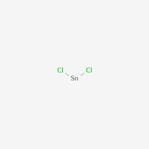 molecular formula SnCl2<br>Cl2Sn B048537 Stannous chloride CAS No. 7772-99-8