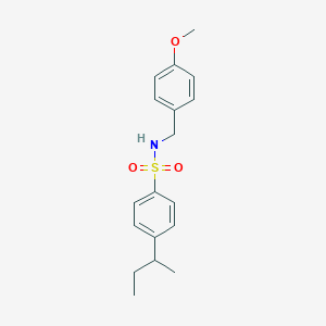 4-sec-butyl-N-(4-methoxybenzyl)benzenesulfonamide