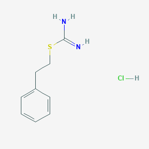 molecular formula C9H13ClN2S B4853869 2-phenylethyl imidothiocarbamate hydrochloride 