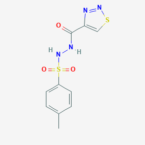 4-methyl-N'-(1,2,3-thiadiazol-4-ylcarbonyl)benzenesulfonohydrazide