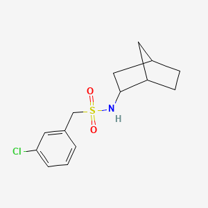 molecular formula C14H18ClNO2S B4854049 N-bicyclo[2.2.1]hept-2-yl-1-(3-chlorophenyl)methanesulfonamide 