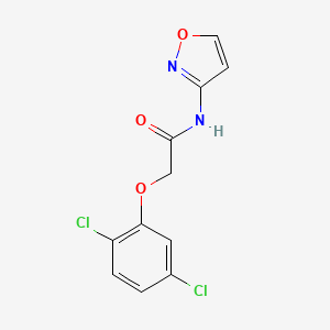 molecular formula C11H8Cl2N2O3 B4854067 2-(2,5-dichlorophenoxy)-N-3-isoxazolylacetamide 