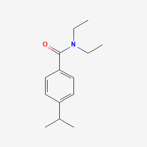 molecular formula C14H21NO B4854072 N,N-diethyl-4-isopropylbenzamide CAS No. 6289-68-5